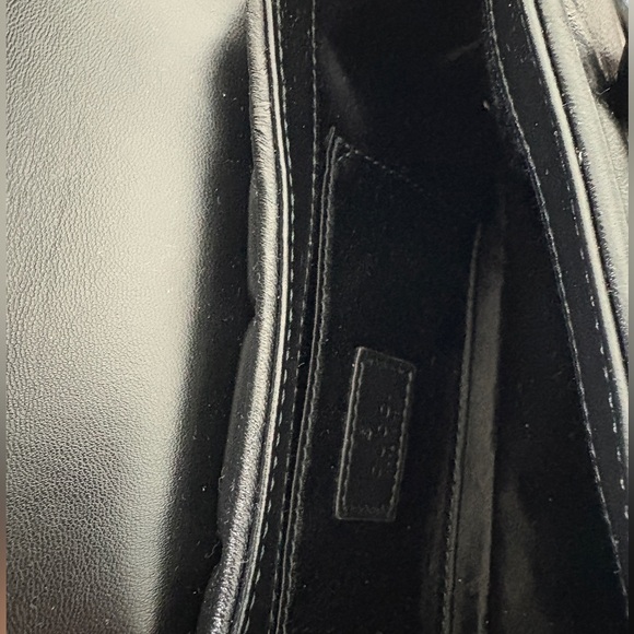 Gucci Black leather horsebit Quilted Leather Shoulder Bag small - Picture 10 of 12